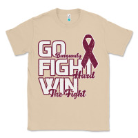 Mushroom Go Burgundy Fifht Hard Win The Fight Classic Tee - Bettercallsaul