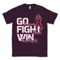 Plum Go Burgundy Fifht Hard Win The Fight Classic Tee - Bettercallsaul