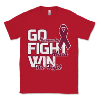 Red Go Burgundy Fifht Hard Win The Fight Classic Tee - Bettercallsaul