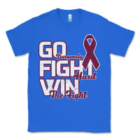 True Royal Go Burgundy Fifht Hard Win The Fight Classic Tee - Bettercallsaul