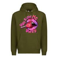 Army Green You Blow Me Away Valentines Day Premium Hoodie - FaDigitalArtStudio