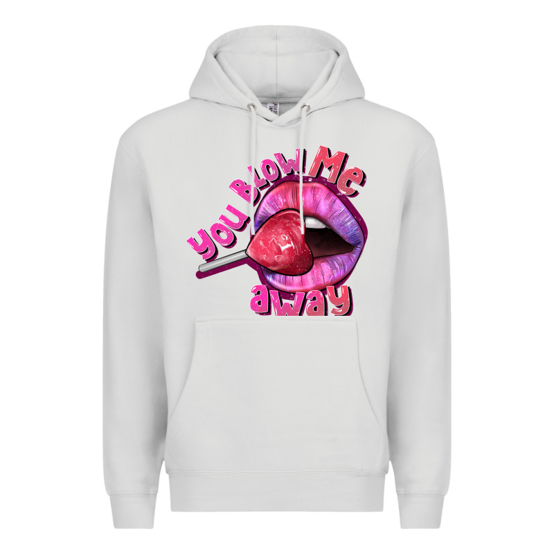 You Blow Me Away Valentines Day Premium Hoodie by FaDigitalArtStudio | Teevron