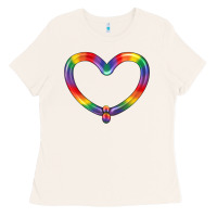 Bone Lgbtq Heart Balloon Ladies Tee - BundleAndBundleShop