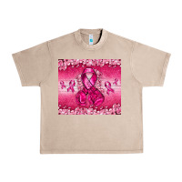 French Oak Breast Cancer with boxing gloves Urban Heavy Tee - NancyCooperArtShop