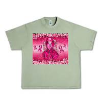 Oil Green Breast Cancer with boxing gloves Urban Heavy Tee - NancyCooperArtShop