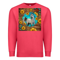 Cardinal arabian horse Premium Sweatshirt - LillyAllenDesigns