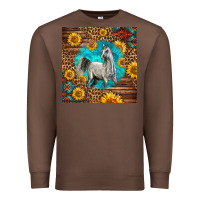 Chestnut arabian horse Premium Sweatshirt - LillyAllenDesigns