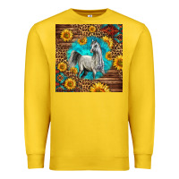 Lemon arabian horse Premium Sweatshirt - LillyAllenDesigns