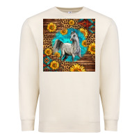 Sandshell arabian horse Premium Sweatshirt - LillyAllenDesigns