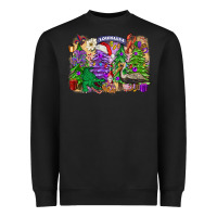 Black Christmas Louisiana Mardi Gras trees Heavyweight Sweatshirt - FaDigitalArtStudio