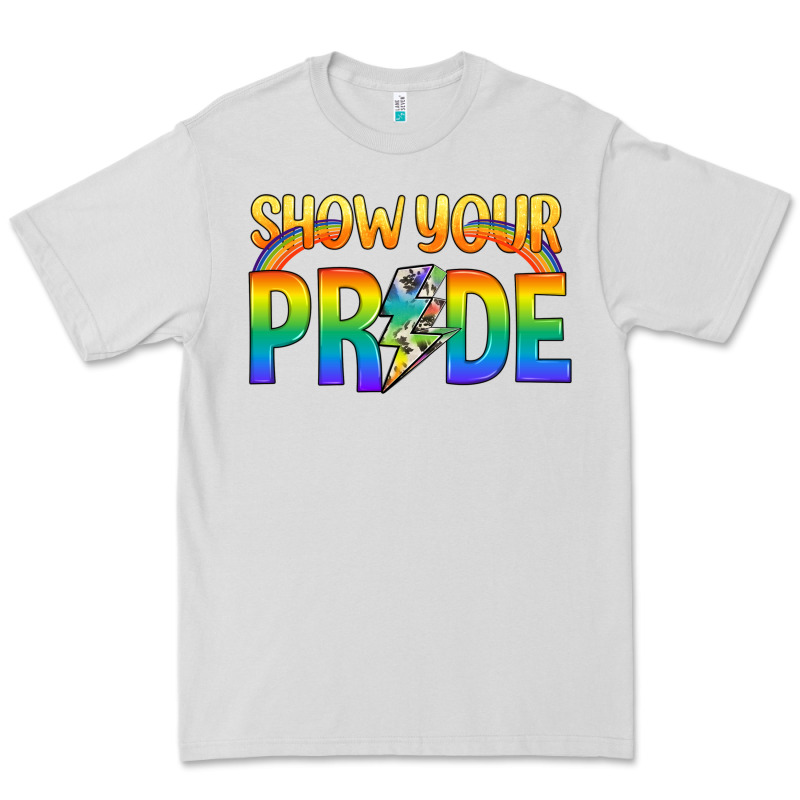 Lgbtq Show Your Pride With Rainbow Premium Tee by BundleAndBundleShop | Teevron