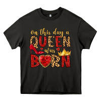 Asphalt on this day a queen was born Heavy Core Tee - MaliasSmallBusiness