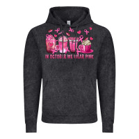 Vintage Black In October We Wear Pink with Breast Cancer Coffee Vintage Hoodie - texasbilliewilder