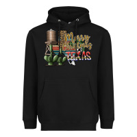 Black merry christmas texas Heavyweight Hoodie - SublimationCraftShop