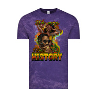 Cloud Purple we are black history Vintage Tee - NancyCooperArtShop
