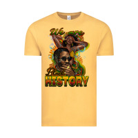 Vintage Mustard we are black history Vintage Tee - NancyCooperArtShop