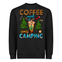 Black Coffee And Camping Frappe Heavyweight Sweatshirt - FaDigitalArtStudio
