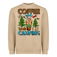Mushroom Coffee And Camping Frappe Heavyweight Sweatshirt - FaDigitalArtStudio