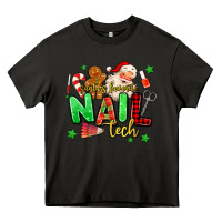 Asphalt santas favorite nail tech Heavy Core Tee - MaliasSmallBusiness