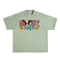 Oil Green Moody Heifer Mother's Day Urban Heavy Tee - texasbilliewilder