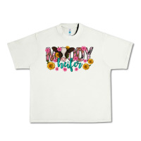 Pistachio Moody Heifer Mother's Day Urban Heavy Tee - texasbilliewilder