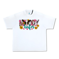 White Moody Heifer Mother's Day Urban Heavy Tee - texasbilliewilder