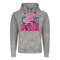 Cloud Rock In October We Wear Pink Truck Vintage Hoodie - texasbilliewilder