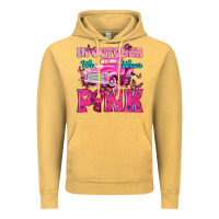 Vintage Mustard In October We Wear Pink Truck Vintage Hoodie - texasbilliewilder