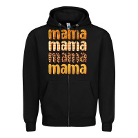 Black mama fall Zipper Hoodie - BundleAndBundleShop