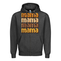 Charcoal Heather mama fall Zipper Hoodie - BundleAndBundleShop