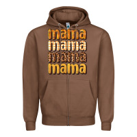 Chestnut mama fall Zipper Hoodie - BundleAndBundleShop