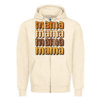 Sandshell mama fall Zipper Hoodie - BundleAndBundleShop