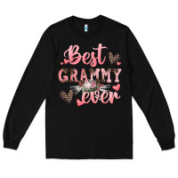 Black best grammy ever mother's day Long Sleeve Tee - CowGirlArtShop