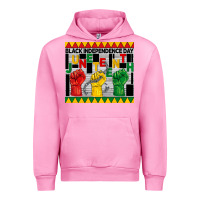 Fuchsia Pink black independence day juneteenth tumbler Urban Hoodie - BarkalooDesign
