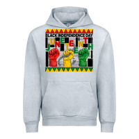 Heather Grey black independence day juneteenth tumbler Urban Hoodie - BarkalooDesign