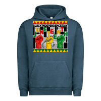 Pigment Midnight Navy black independence day juneteenth tumbler Urban Hoodie - BarkalooDesign
