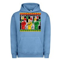 Pigment Pebble Blue black independence day juneteenth tumbler Urban Hoodie - BarkalooDesign