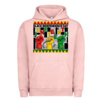 Pigment Salmon black independence day juneteenth tumbler Urban Hoodie - BarkalooDesign