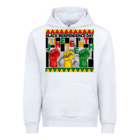 White black independence day juneteenth tumbler Urban Hoodie - BarkalooDesign