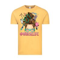 Messy Bun Nurse Life Vintage Tee | Teevron
