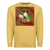 Antique Gold cute baby calf christmas Premium Sweatshirt - LillyAllenDesigns
