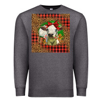 Charcoal Heather cute baby calf christmas Premium Sweatshirt - LillyAllenDesigns