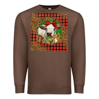 Chestnut cute baby calf christmas Premium Sweatshirt - LillyAllenDesigns