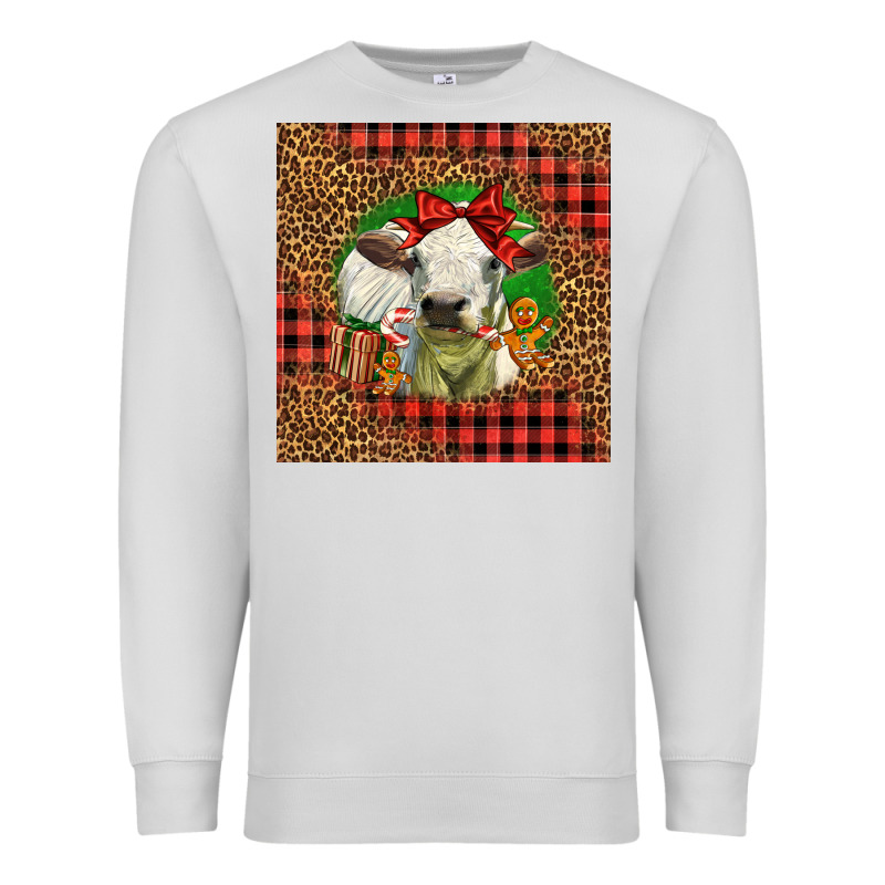 Cute Baby Calf Christmas Premium Sweatshirt by LillyAllenDesigns | Teevron