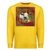 Lemon cute baby calf christmas Premium Sweatshirt - LillyAllenDesigns