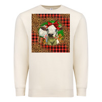 Sandshell cute baby calf christmas Premium Sweatshirt - LillyAllenDesigns