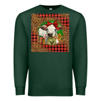 Sports Green cute baby calf christmas Premium Sweatshirt - LillyAllenDesigns