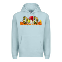 Blue Mist Baseball And Softball Dad Libbey Glass Premium Hoodie - BundleAndBundleShop