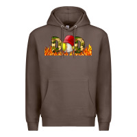 Coffee Baseball And Softball Dad Libbey Glass Premium Hoodie - BundleAndBundleShop