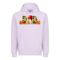 Lilac Baseball And Softball Dad Libbey Glass Premium Hoodie - BundleAndBundleShop